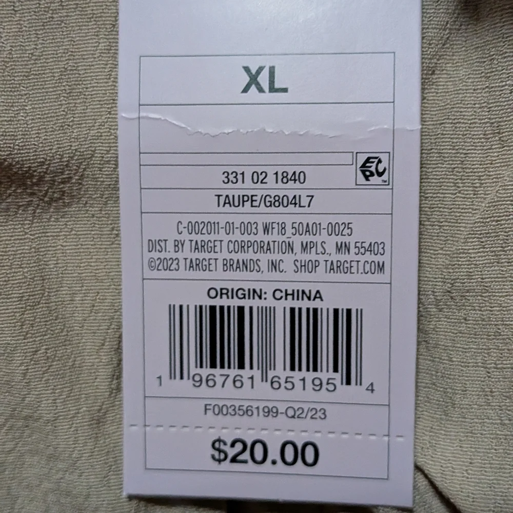 Lace-Trim Button Front Camisole - Taupe - Picture 5 of 5